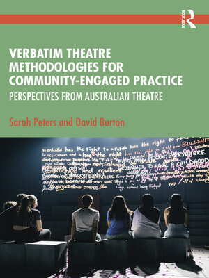 cover image of Verbatim Theatre Methodologies for Community Engaged Practice